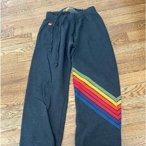 Aviator Nation sweatpants. Matching cropped sweatshirt available